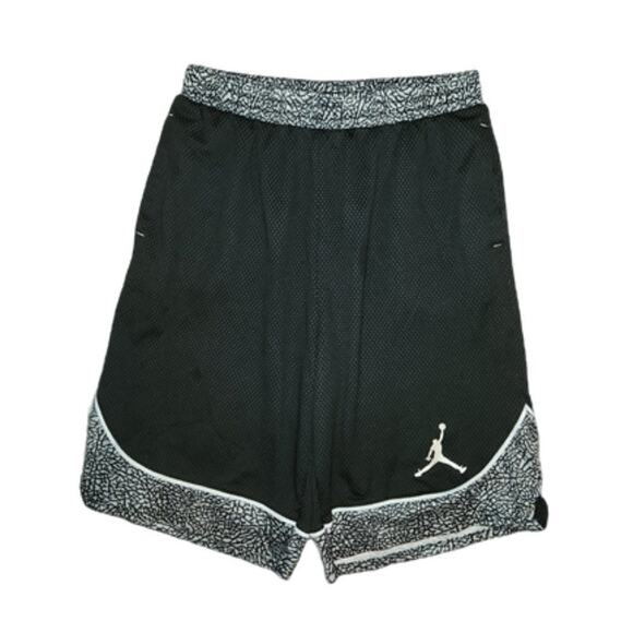 Nike Other - Nike Dri Fit Jordan Athletic Drawstring Shorts Bottom Black Gray Youth XL